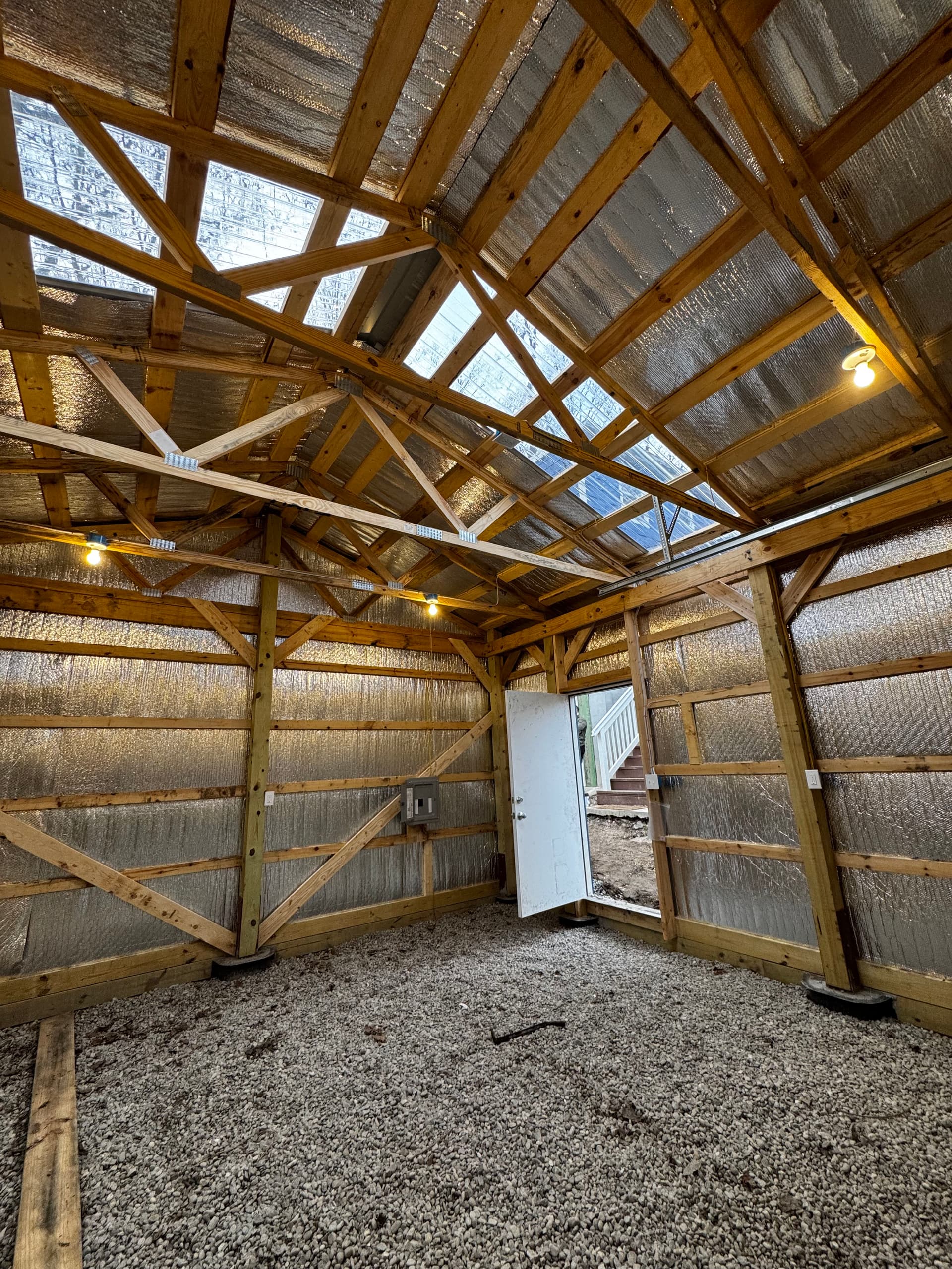 Gallery photos for Sub Panel Installation and Lighting Setup in Dayton Garage: Image #2