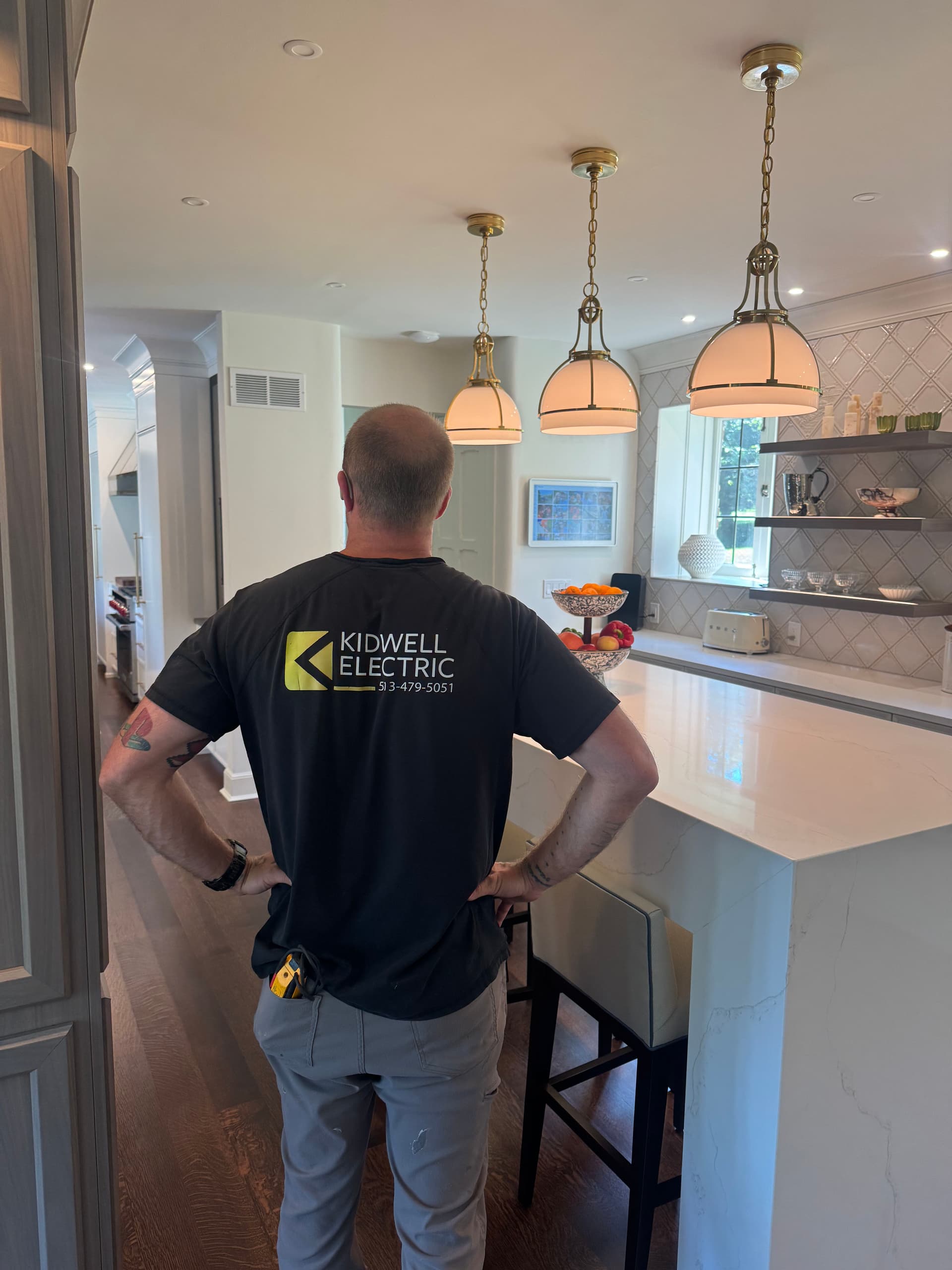 Gallery photos for Kitchen Remodel Electrical Work and Lighting Done Right: Image #1