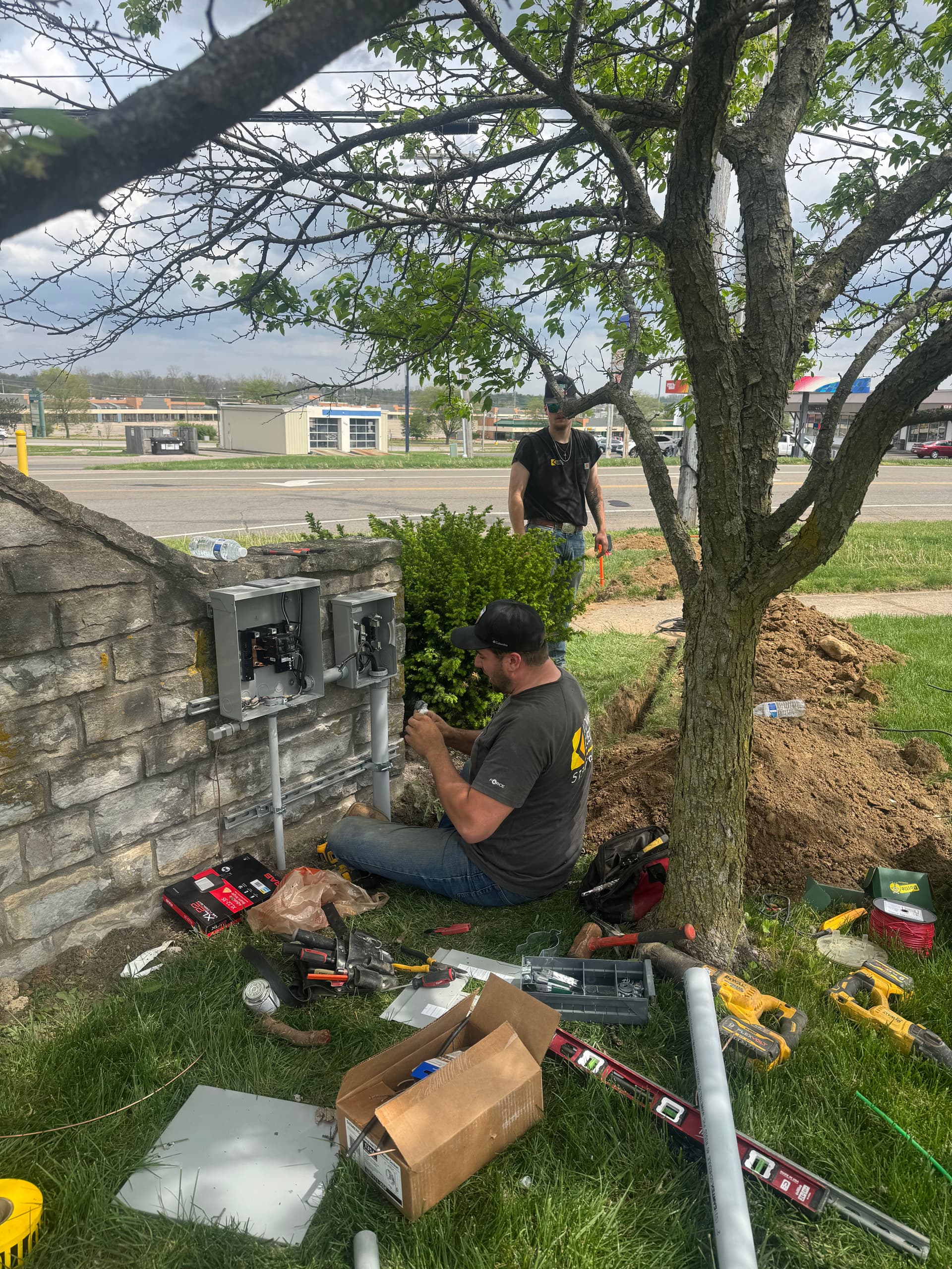 HOA Entrance Power Restored with Underground Service and Meter Upgrade image