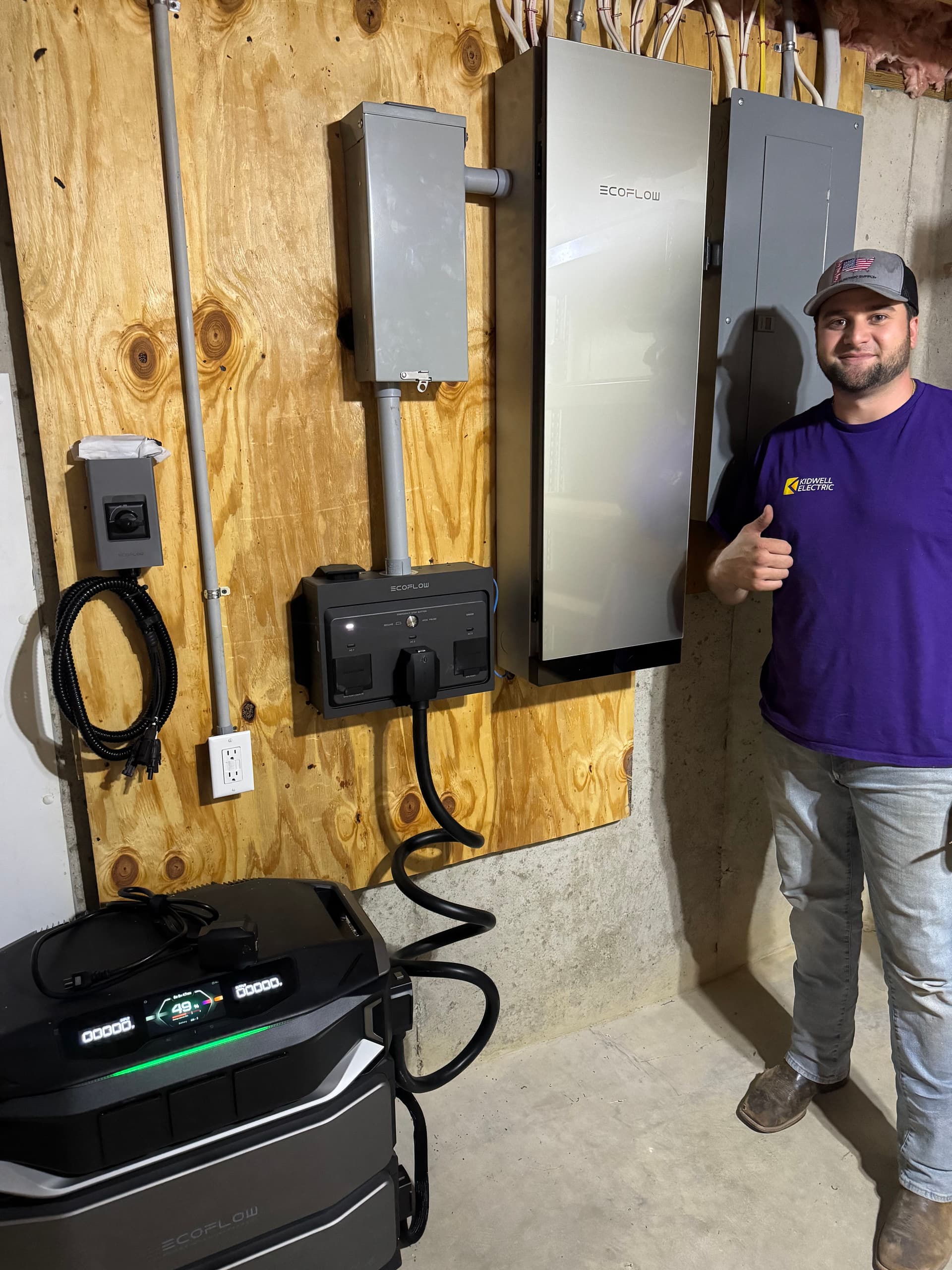 EcoFlow Smart Panel Install with Automatic Battery Backup image