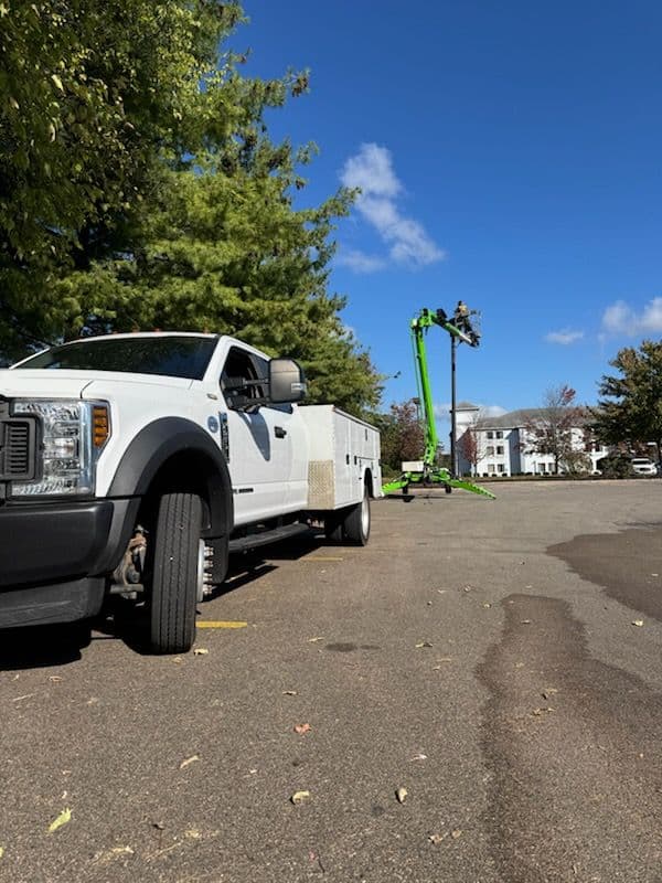 Gallery photos for Parking Lot Lighting Revamp at Tipp City Restaurant: Image #1