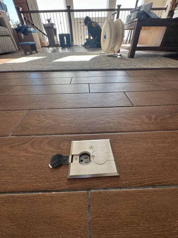 Project Circuit Extension and Floor Outlet Installation in Waynesville image